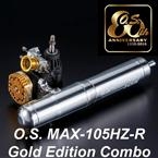 O.S. MAX 105HZ-R GOLD EDITION + Power Boost Pipe