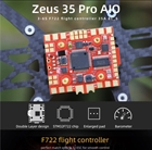 HGLRC Zeus35 Pro AIO FPV Racing Drone 3-6S F722 Flight Controller 35A BL_S 4in1 ESC