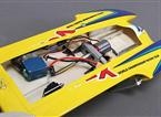 Vortex Hydro Racing Boat (475mm) Plug and Drive - Yellow