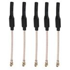 PCS 6.5cm 65mm 5.8G 2dBi U.FL IPEX IPX FPV Omni-Directional Brass Antenna RG178 RC Drone 