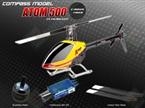 Compass Atom 500 Flybarless 3D CF ARF Kit w/ BL Motor + 60A ESC + CF Blad