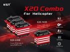 KST X20 SERVO COMBO 3x X20-2208 V8.0 / 1x X20-1035 V3.0 HELI