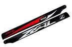 ZEAL 500mm Carbon Hauptrotorblätter - ROT