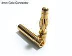 4mm Gold Connectors una coppia