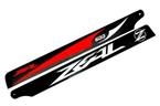 ZEAL 600mm Carbon Hauptrotorblätter - ROT