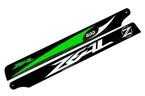 ZEAL 600mm Carbon Hauptrotorblätter - GRUEN