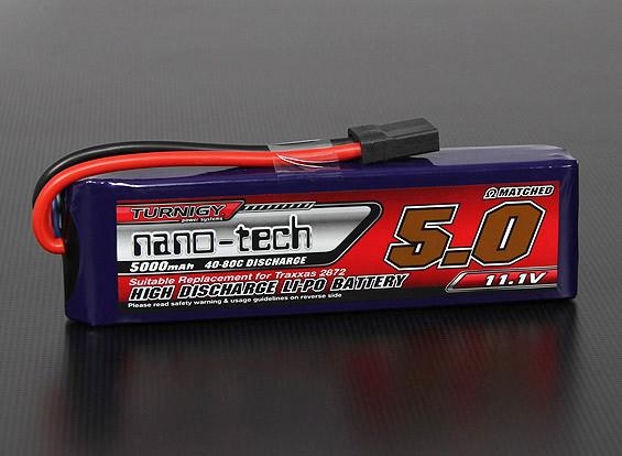 Turnigy nano tech 5000mah 3S 40 80C Lipo Pack TRA2872 Slash Slash